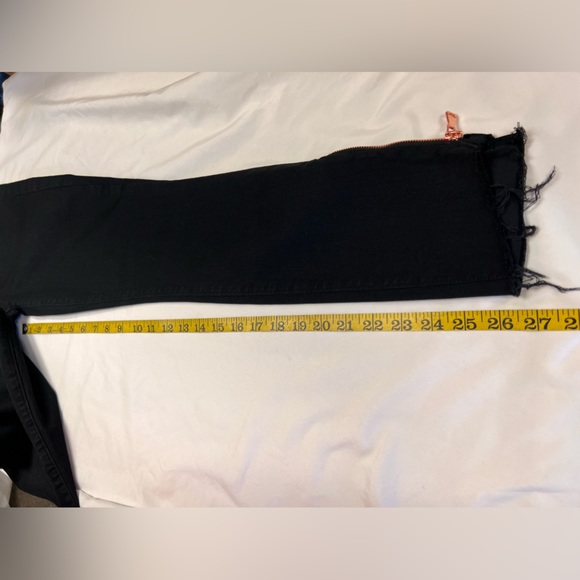 MOTHER NWT The Stunner Double Zip Ankle Step Fray Size 24 - Picture 9 of 11